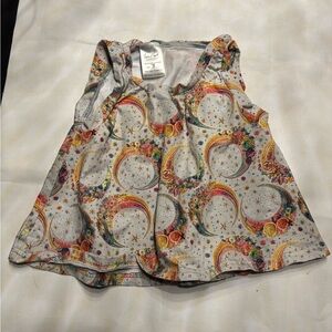 🔮 Colorful Kids Sleeveless Flair Summer Top